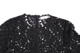 Sandro black laced blouse