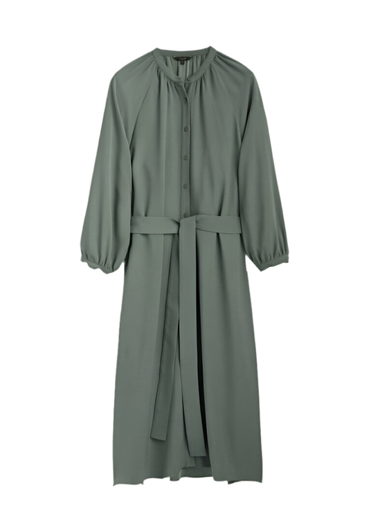 Massimo Dutti green long dress