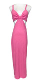 Manera Odevatca long pink dress