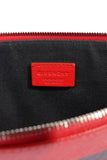 Givenchy 'Bambi' Red Leather Clutch Bag