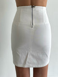 Peonium white Skirt