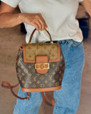 Louis Vuitton monogram coated canvas backpack