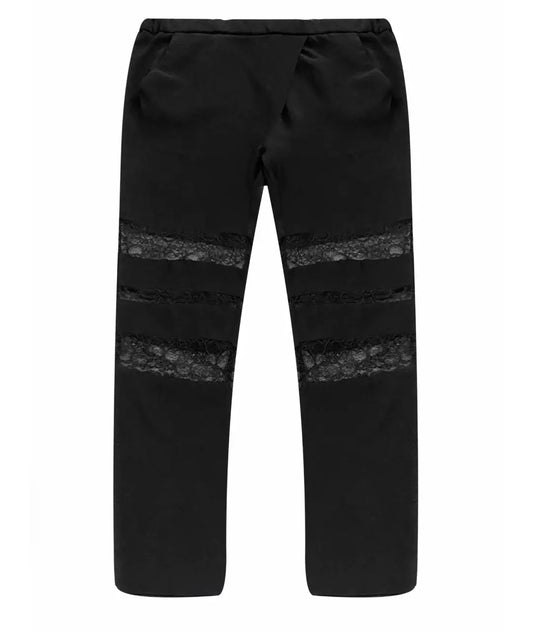 Maje black straight trousers