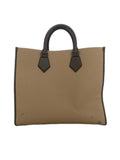 Dolce & Gabbana Canvas Edge Shopper with Embroidered Logo