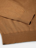 New Zegna brown cashmere crewneck sweater