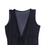 Revolve black chiffon cover up