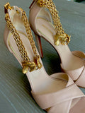 Roberto Cavalli beige Heels