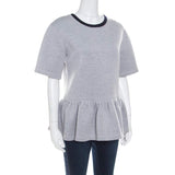 Christian Dior Grey Wool Sweater Top