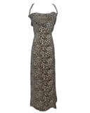 Manera Odevatca animal print long Dress