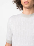 New Fendi gray wool sweater