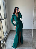 Ana Radu green long Dress