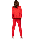 Zadig & Voltaire Red Tonal Embroidered Two Piece Set