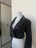 Revolve Blazer in black with gems