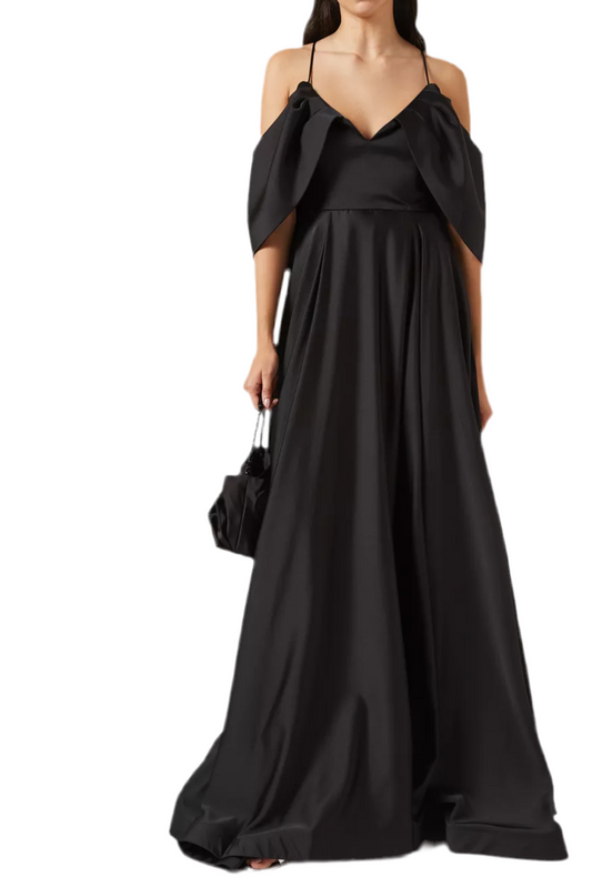 GIZIA Off-shoulder Flared Maxi Dress