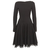 Alaïa black midi dress