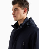 Emporio Armani water-repellent long jacket