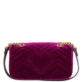 Gucci Marmont GG Velvet Purple Medium Bag