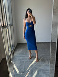 Blue Midi Dress