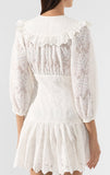 Zimmermann Linen Honour Corset White Mini Dress