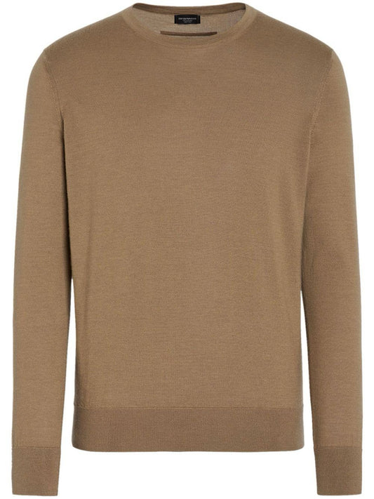 Brand New Emporio Armani beige knit sweater