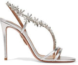 Aquazzura Chateau Crystal Sandals