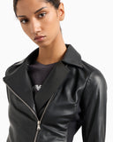 Emporio Armani SEMI-ANILINE LAMBSKIN JACKET