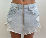 Carmar denim skirt