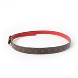 Louis Vuitton calfskin monogram reversible belt