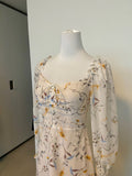 Manera Odevatca white floral Dress