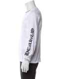 CHROME HEARTS Collar Logo Graphic Print Henley T-shirt