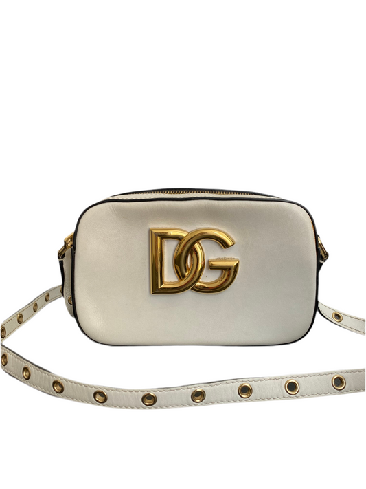 Dolce&Gabbana white 3.5 crossbody bag