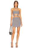 Michael Costello X Revolve Hamza skirt and top set