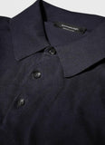 Ermenegildo Zegna navy blue blue polo shirt