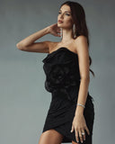 K Rutman black tube dress