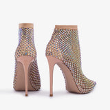 Le Silla Gilda 125mm crystal-embellished pumps