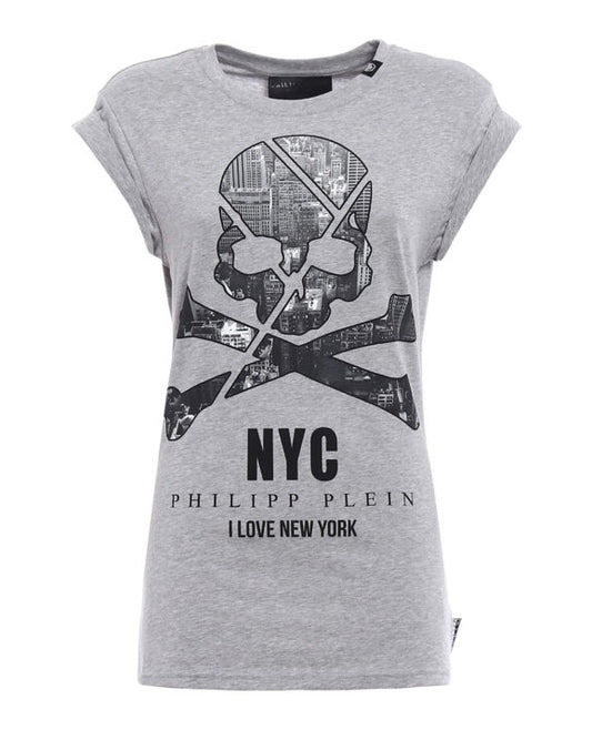 Philipp Plein Gray T-Shirt