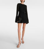 SAINT LAURENT Draped minidress