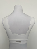 WISKII white active sports top