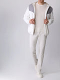 Brunello Cucinelli white water resistant hooded jacket