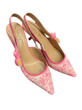 Christian Dior J’adior embroiled slingback pumps