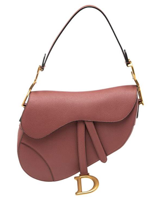 Christian Dior Leather Saddle Shoulder Bag