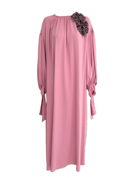 Gizia pastel pink long baggy dress