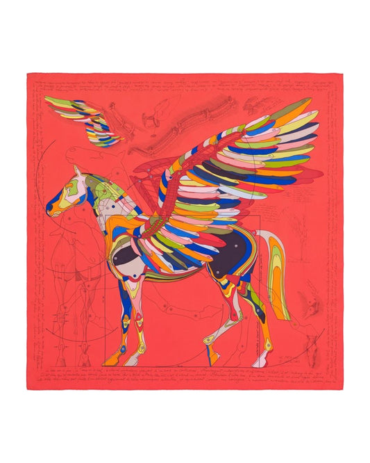 Hermes red Scarf