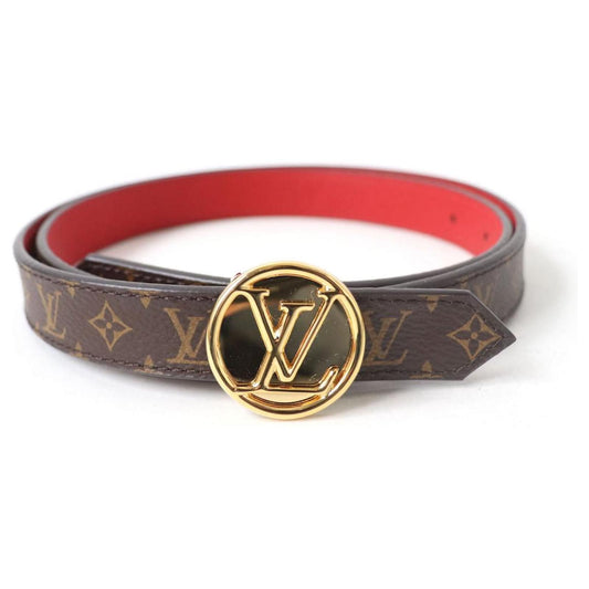 Louis Vuitton calfskin monogram reversible belt