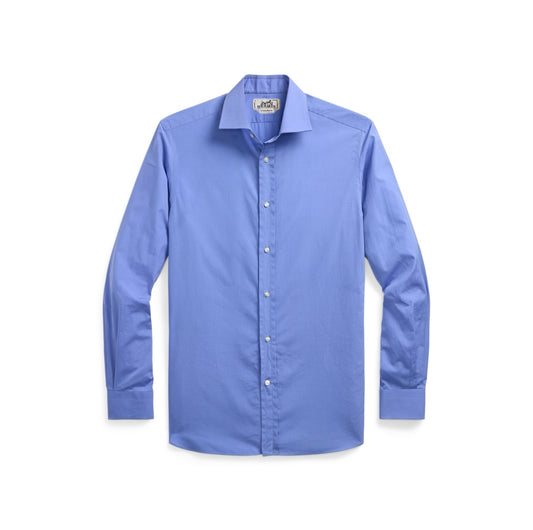 Hermes blue button up shirt