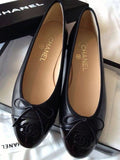 Chanel leather Ballet flats classic