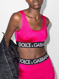 Dolce&Gabbana pink sports bra