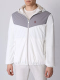 Brunello Cucinelli white water resistant hooded jacket