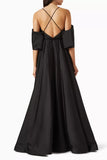 GIZIA Off-shoulder Flared Maxi Dress