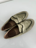 Hermes Vert Sauge Suede Goatskin Trip Espadrille